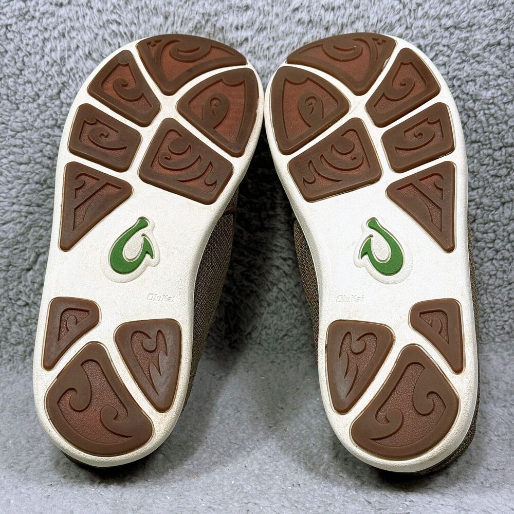 Olukai‎ Nohea Mesh Mens Size 9.5 Slip On Sneakers Mustang Lime Peel 10188-13AP - Picture 8 of 9